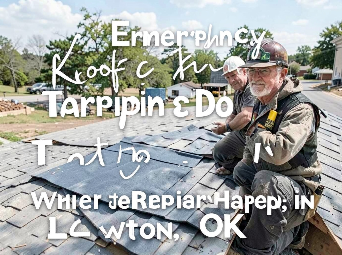 Emergency Roof Tarping: What to Do Until Repairs Happen in Lawton, OK