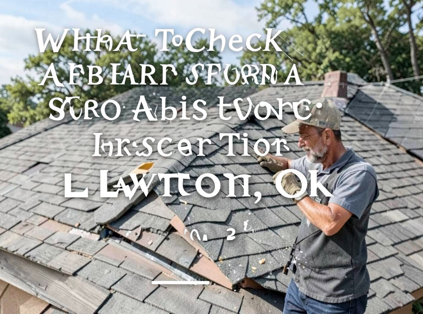 What to Check After a Storm: Roof Inspection Tips for Lawton, OK
